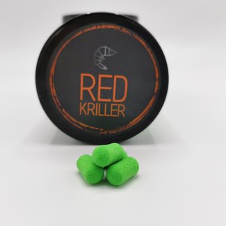 Solution Boilies Red Kriller Green Dumbell pop-ups