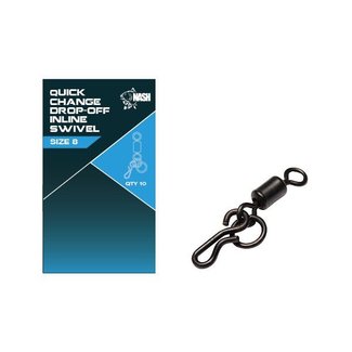 Nash Quick Change Drop Off In Line Swivel Size 8