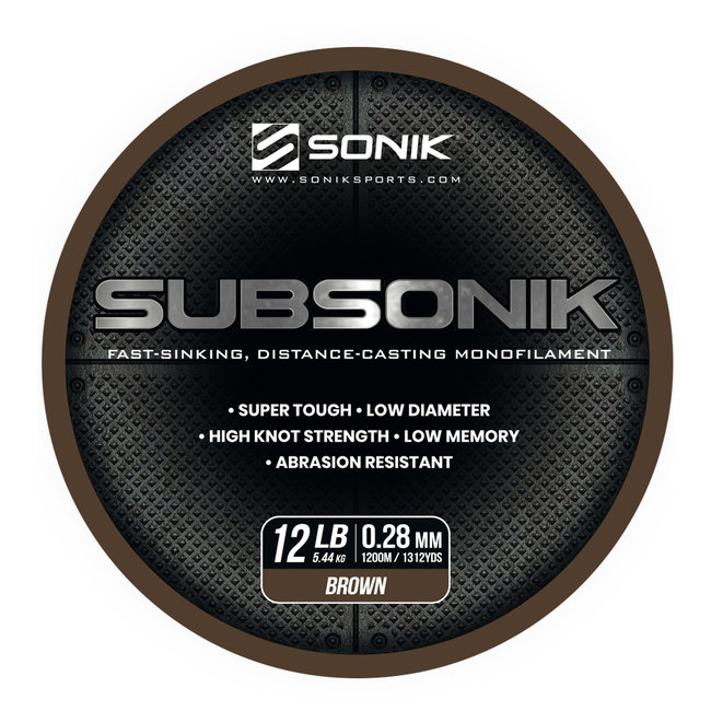Sonik SubSonik Monofilament Bruin | 1200M