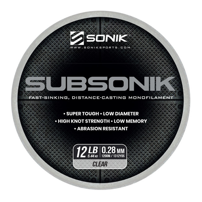 Sonik SubSonik Monofilament Clear | 1200M