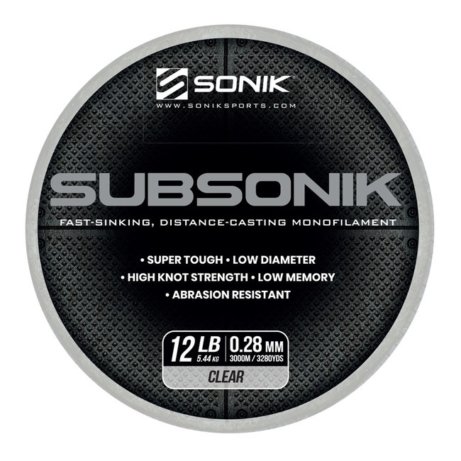 Sonik SubSonik Monofilament Clear | 3000M