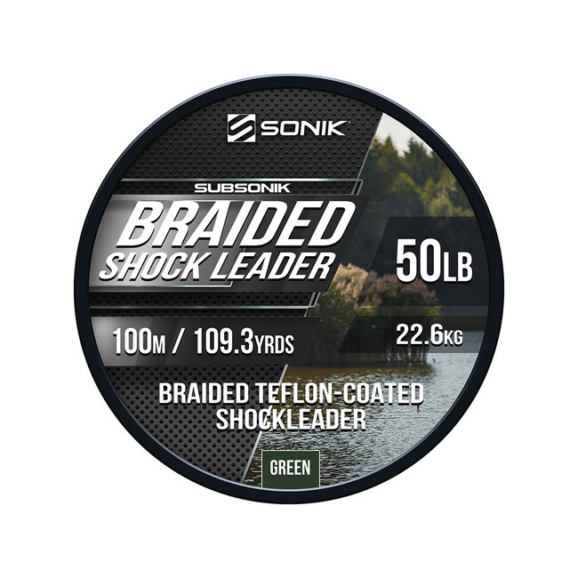 Sonik Braided Shock Leader | 50LB | 100M