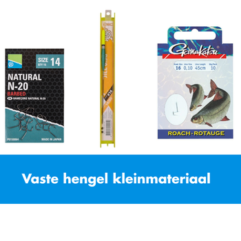 Vaste hengel kleinmateriaal