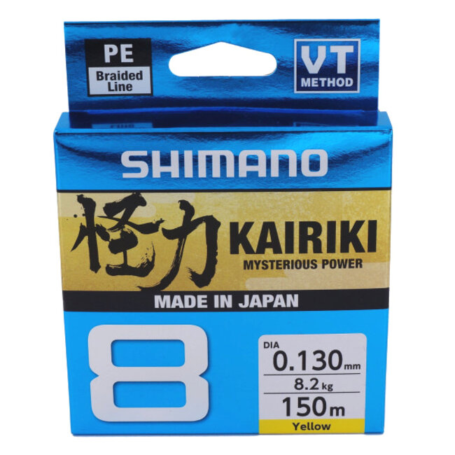 Shimano Kairiki 8 150m Yellow