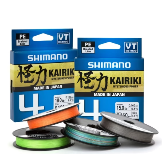 Shimano Kairiki 4-Braid - Gevlochten lijn
