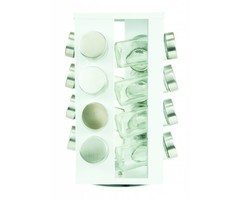 S&P Kruidenrek wit met 16 potjes serie Soho