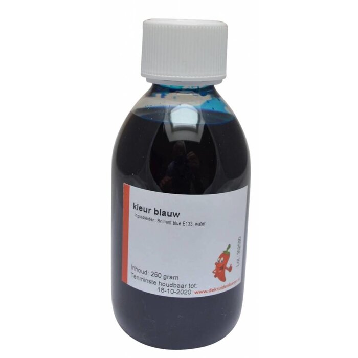 Kleurstof blauw 250 cc