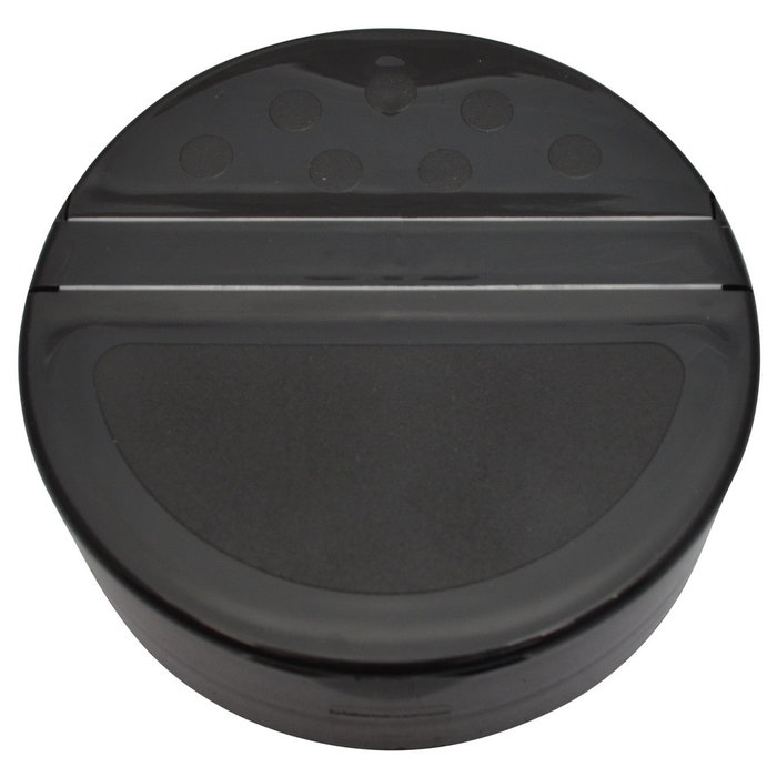 Strooibus kunststof 500 ml met zwarte deksel