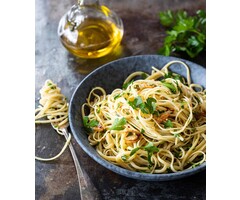 Smaakvol pastagerecht met een kruidige aglio