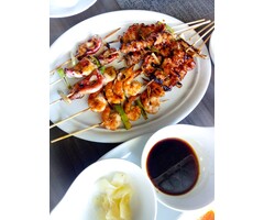 Smaakvolle kipspiesjes met BBQ / Barbecue kruidenmix met zout