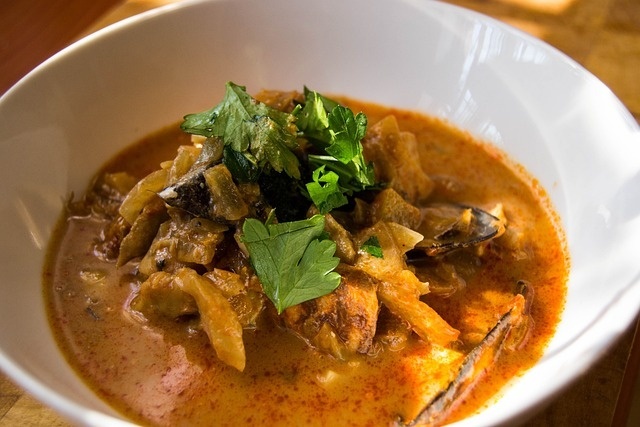 Heerlijke bouillabaisse soep met de kruidenmix