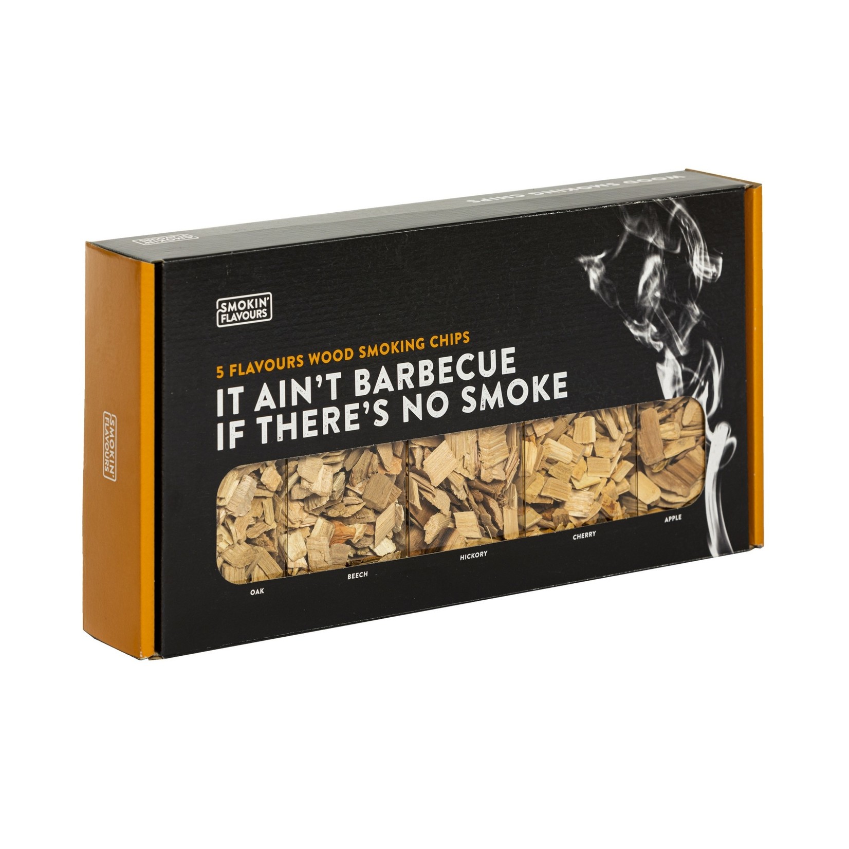 Smokin Flavour Smokin' Flavours Giftbox rooksnippers 5x 650 ml eik - beuk - appel - kers - hickory