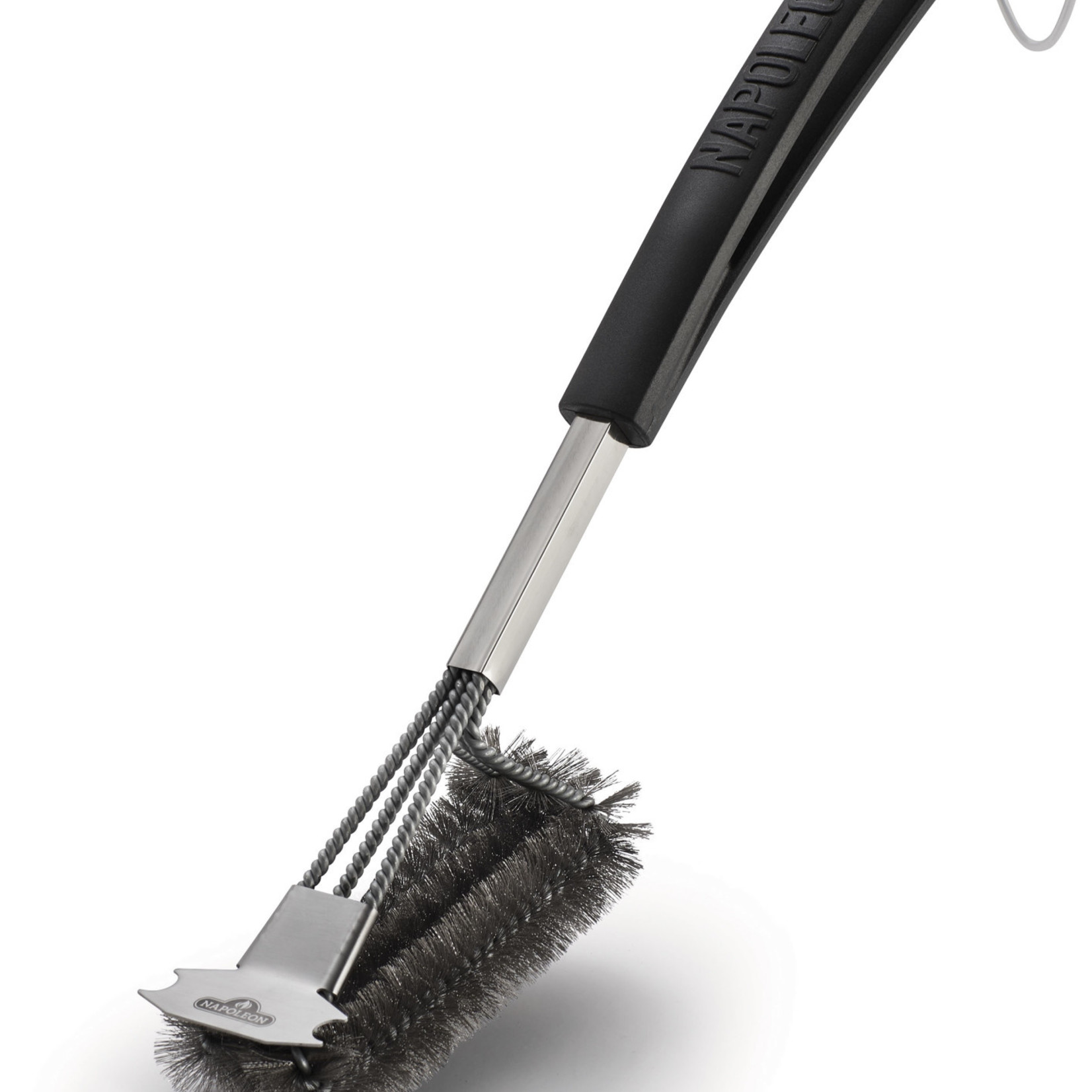 Napoleon Napoleon RVS grillborstel 3x parel met schraper
