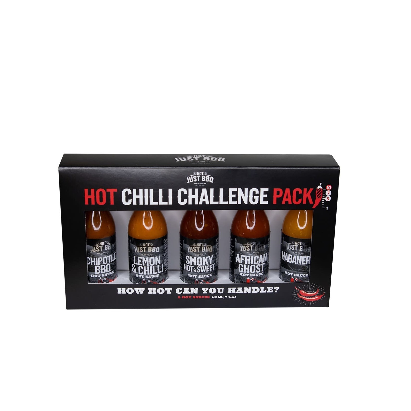Not Just BBQ Not Just BBQ Giftset Chilli Sauces 5x50ml