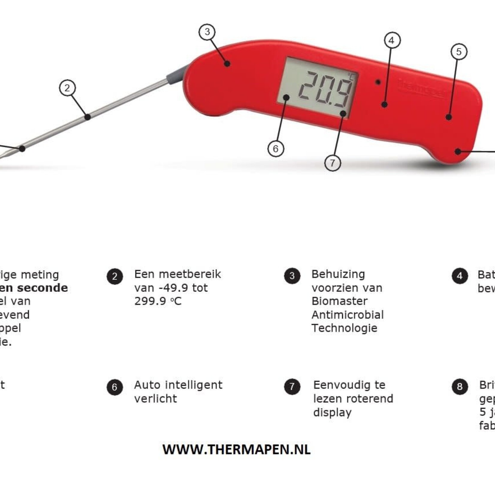 Thermapen Thermapen ONE Rood