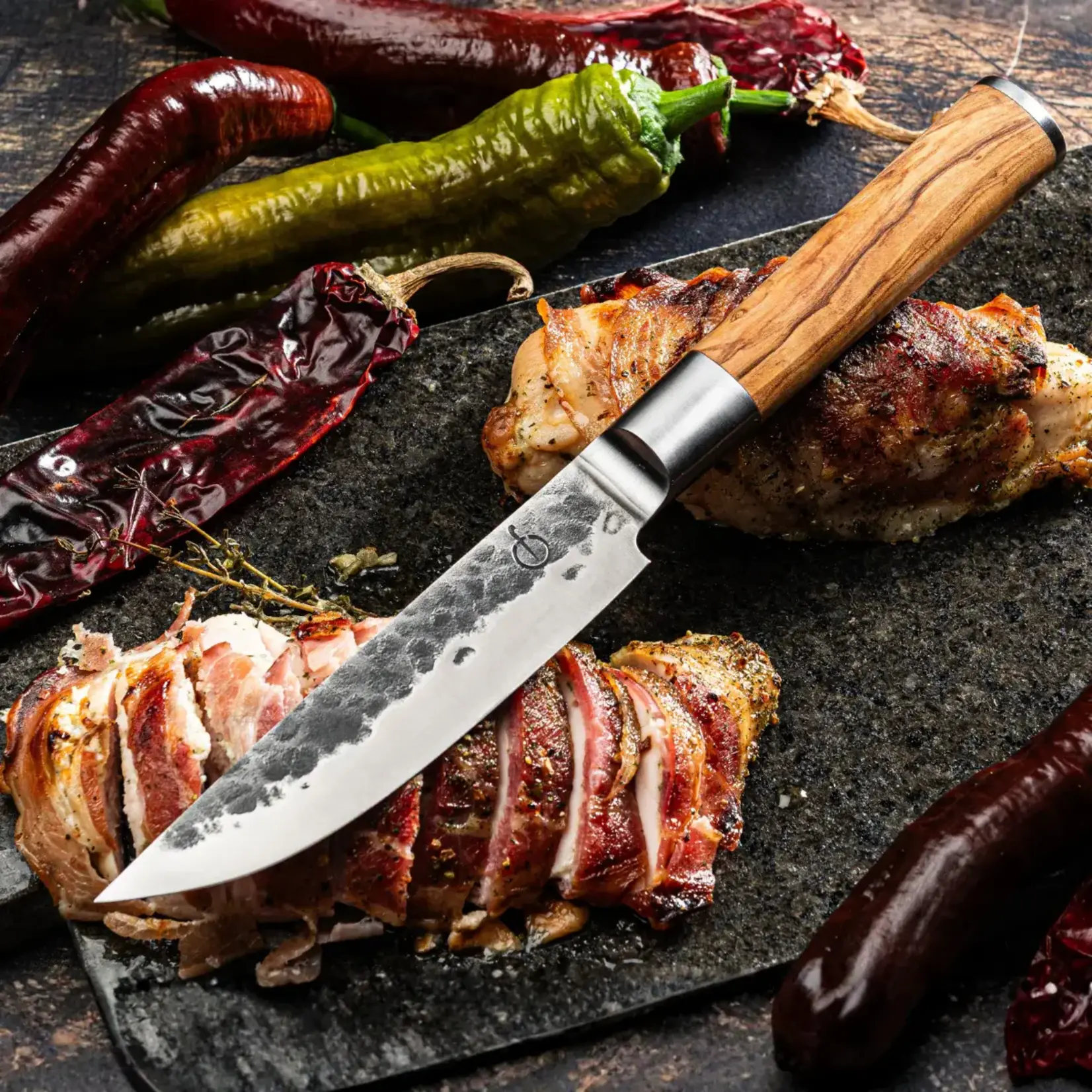 Boska Forged Steakmessen Olive  Set van 4 - XXL