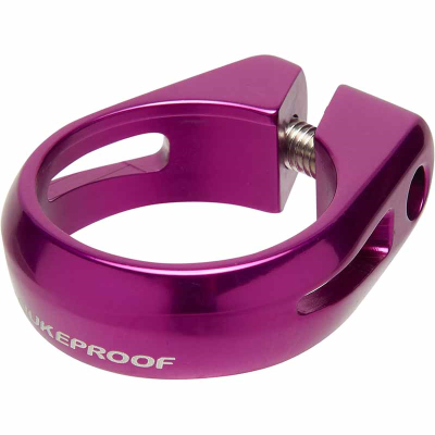 Purple mtb online seat clamp