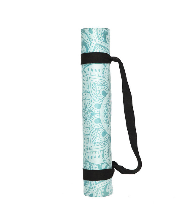 Combo Yogamatte Studio Mandala Turquoise - Yoga Design Lab
