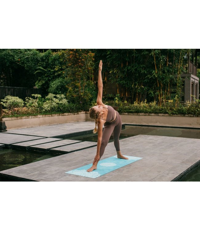 Combo Yogamatte Studio Mandala Turquoise - Yoga Design Lab