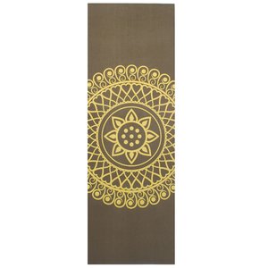 Lotus Yogamatte sticky extra dick Mandala Dunkelgrün - Lotus