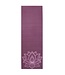 Yogamatte sticky extra dick Lotus Blume Dunkelviolett - Lotus