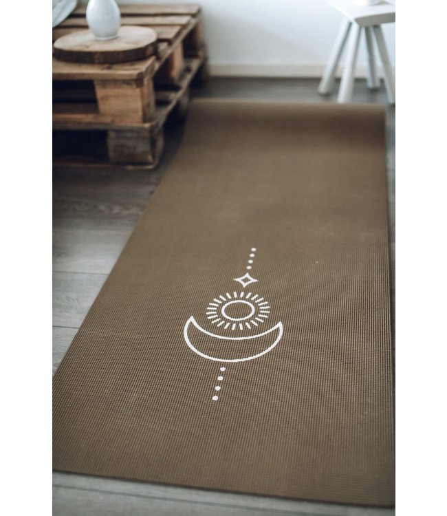 Yogamatte sticky extra dick Balance Dunkelgrün - Lotus