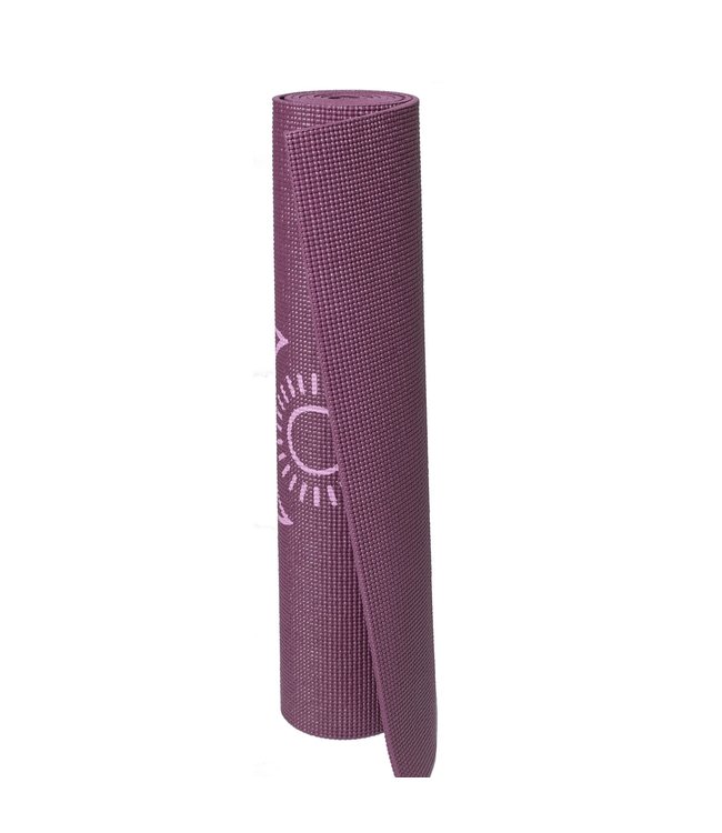 Yogamatte sticky extra dick Balance Dunkelviolett - Lotus