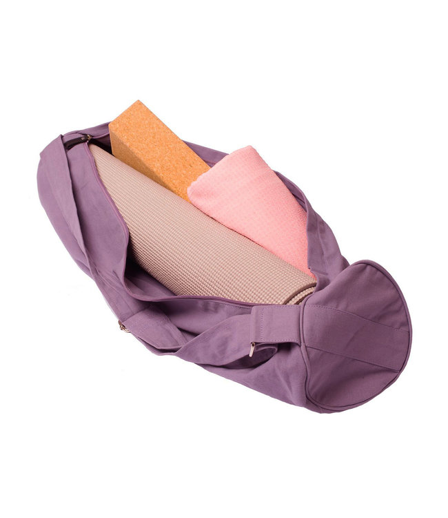 Yogatasche Baumwolle öko Lavendellila - Lotus