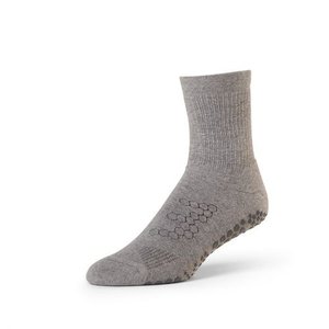 Base 33 Yoga Socken Herren hoch Grau