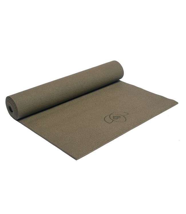 Yogamatte sticky extra lang Dunkelgrün 200 cm - Lotus