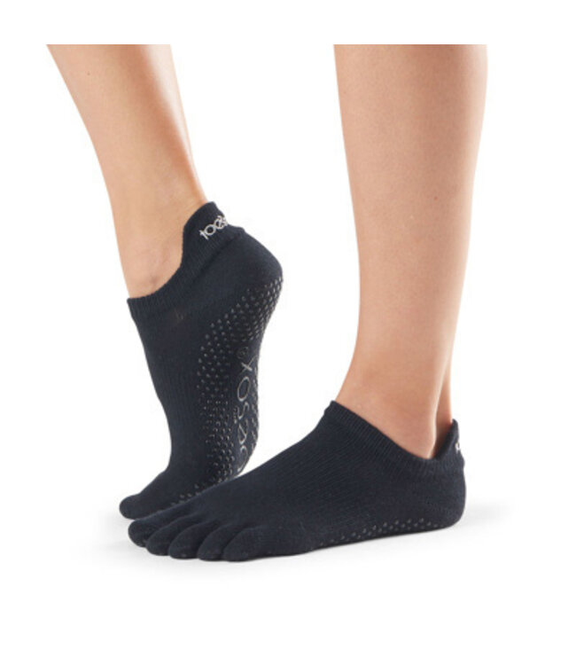 Yoga/Pilates Zehensocken extra Grip Schwarz