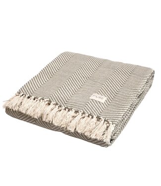 Pure Yogadecke Fischgrät Aschgrün - Pure