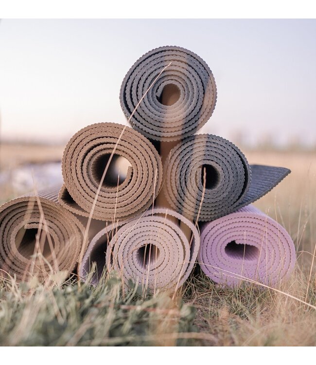 Yogamatte sticky extra dick Anthrazit - Lotus
