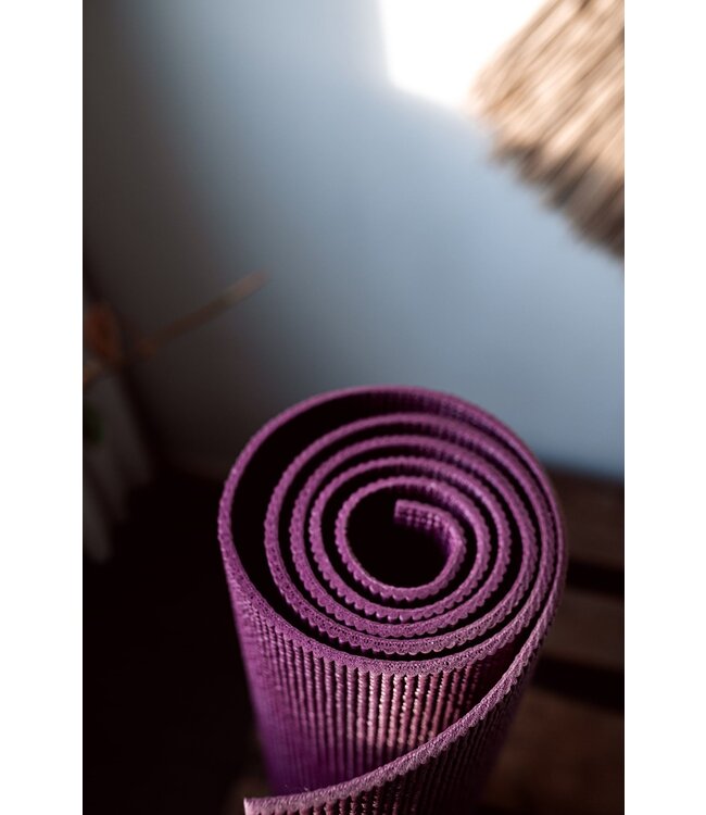Yogamatte sticky extra dick Dunkelviolett - Lotus