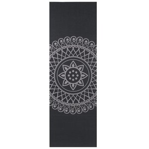 Lotus Yogamatte sticky extra dick Mandala Schwarz - Lotus