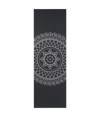 Lotus Yogamatte sticky extra dick Mandala Schwarz - Lotus