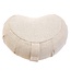Meditationskissen öko Jute natürliche Farbe Halbmond - Pure