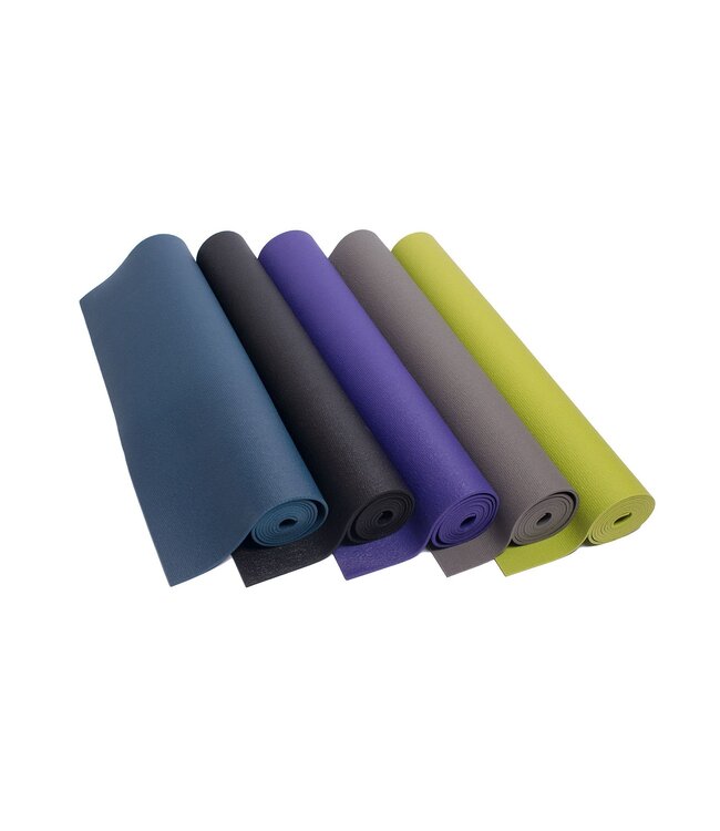 Yogamatte Studio Grau extra lang und breit - Lotus