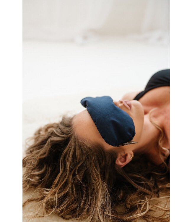 Augenkissen Lavendel geformt Indigo öko - Lotus