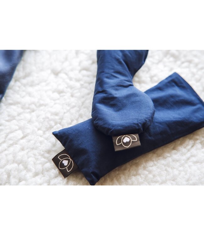 Augenkissen Lavendel geformt Indigo öko - Lotus