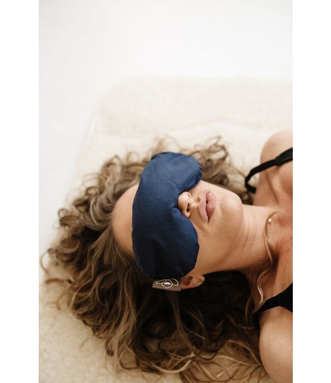 Augenkissen Lavendel geformt Indigo öko - Lotus