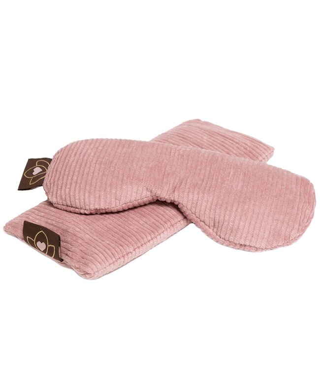 Augenkissen Ripp Lavendel Altrosa öko - Lotus