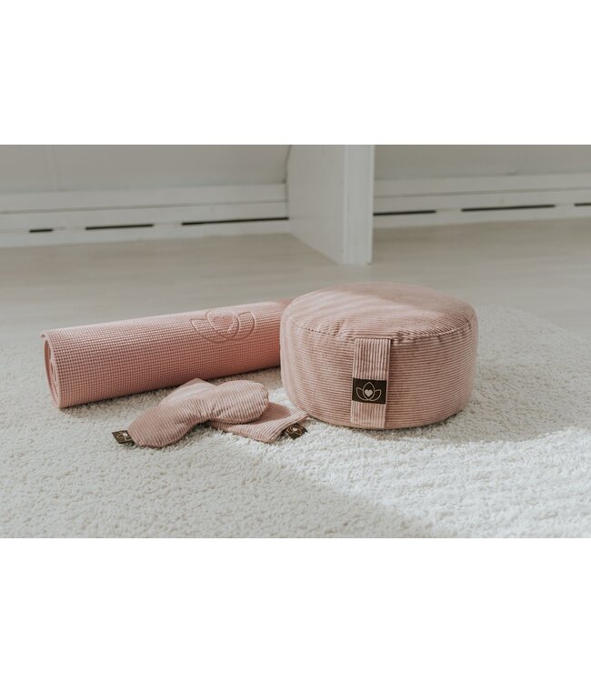 Augenkissen Ripp Lavendel Altrosa öko - Lotus