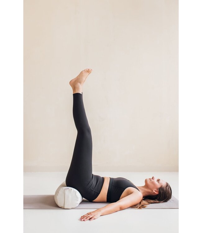 Yogamatte sticky extra lang Taupe 200 cm - Lotus