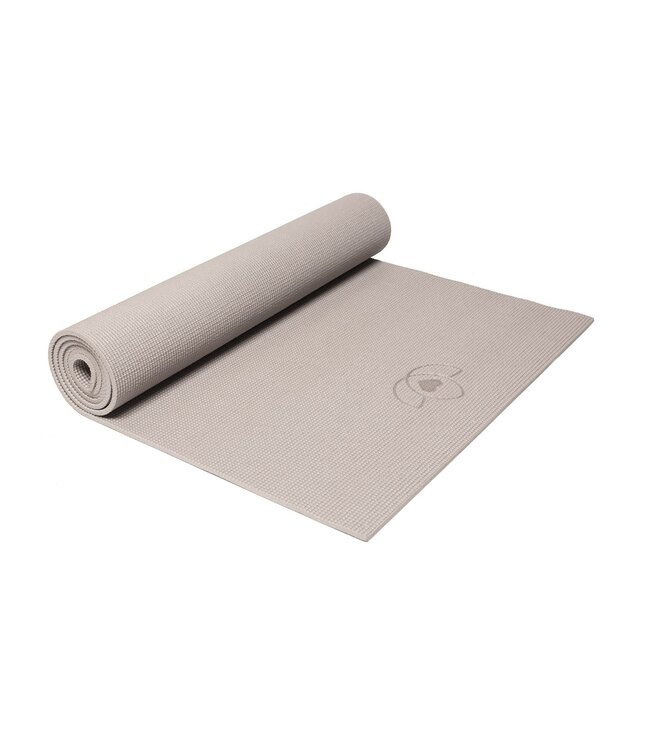 Yogamatte sticky extra lang Taupe 200 cm - Lotus