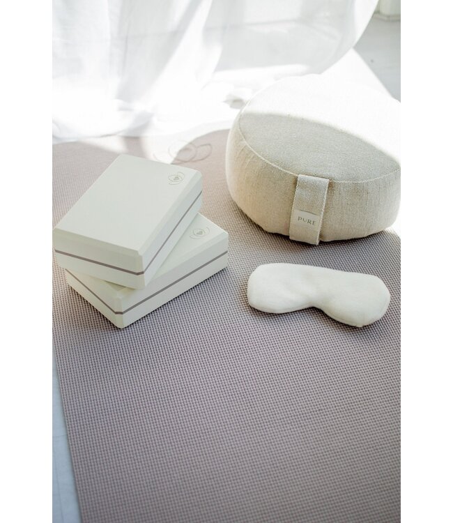 Yogamatte sticky extra lang Taupe 200 cm - Lotus