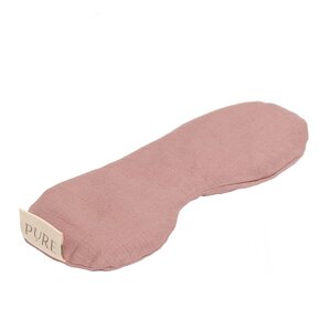 Pure Augenkissen Leinen Lavendel geformt Altrosa öko - Pure