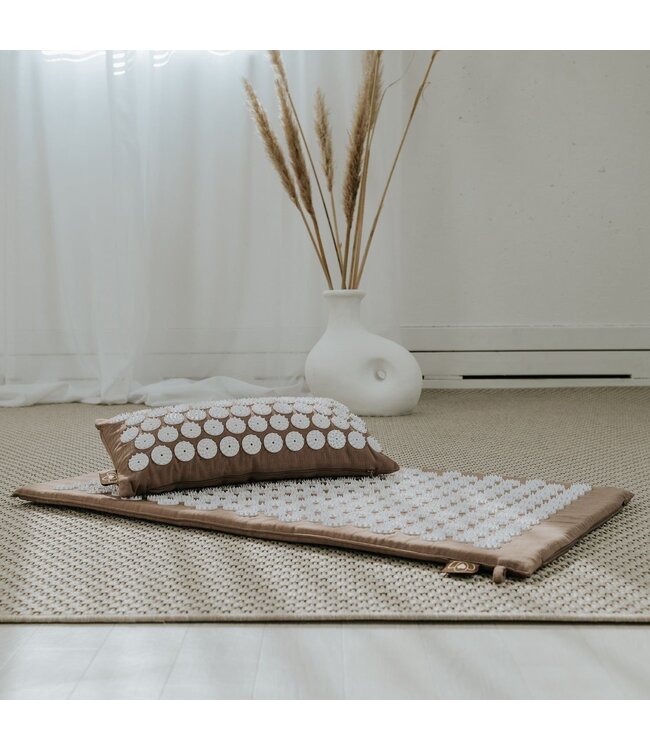 Akupressurkissen Taupe - Lotus