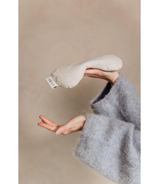 Augenkissen Leinen Lavendel geformt natürliche Farbe öko - Pure