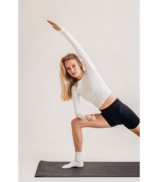 Yogamatte Studio Schwarz extra lang - Lotus